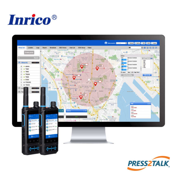 Inrico S200 PoC Broadband Push to Talk Android handheld radio